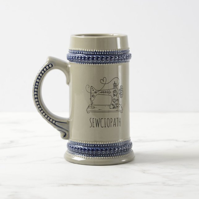 Caneca De Cerveja Presente engraçado de costura e colcha, Presente p (Esquerda)