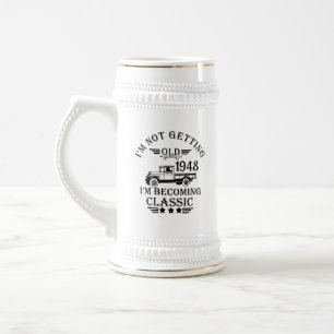 Caneca De Cerveja Presentes de 75 anos personalizados