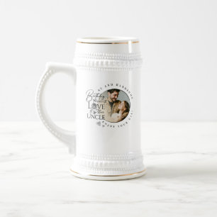 Caneca De Cerveja Presentes de Aniversário para Tio Minimalista