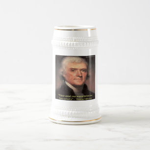 Caneca De Cerveja Presentes de Sabedoria de Thomas Jefferson "Gastan