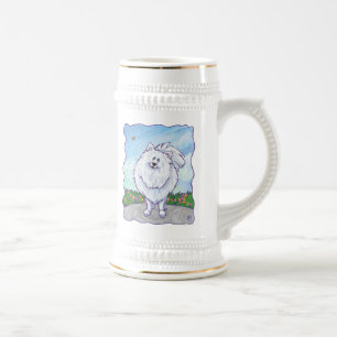 Caneca De Cerveja Presentes e acessórios da Pomerânia Branca