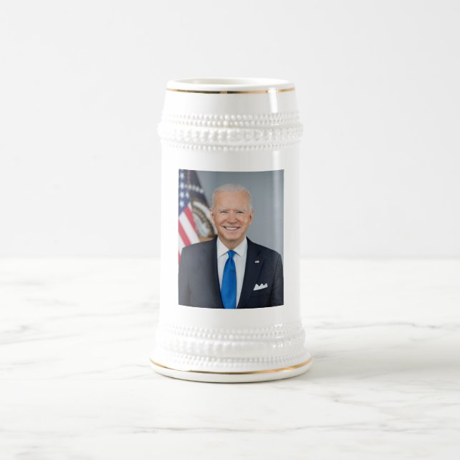Caneca De Cerveja Presidente Joe Biden White House Retrait Mug (Centro)