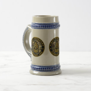 Caneca De Cerveja Primeiro-Sargento da Companhia 1SG