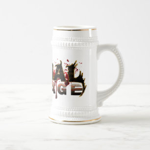 Caneca de cerveja primordial ST01 do massacre