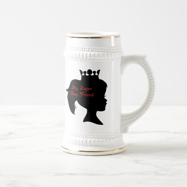 Caneca De Cerveja Princesa Irmã Melhor Amiga (Direita)