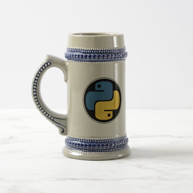 Caneca De Cerveja Programação de Python (Esquerda)