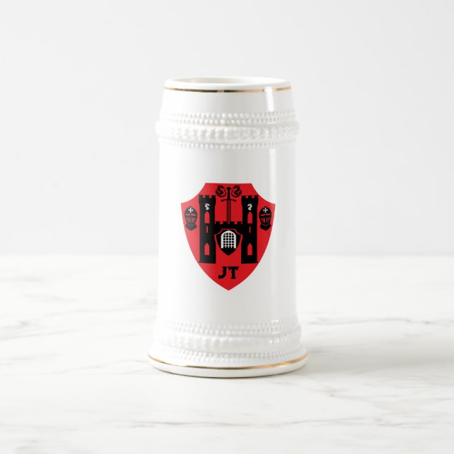 Caneca De Cerveja Proteção personalizável dos Cavaleiros (Centro)