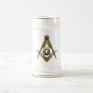 Caneca De Cerveja Quadrado e compassos maçónicos