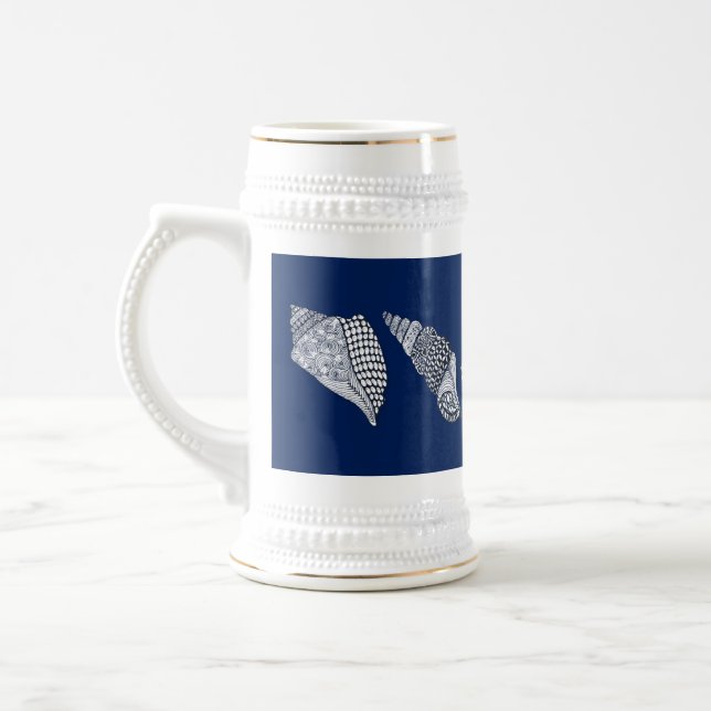 Caneca De Cerveja Qualquer Casquilho De Mão Desenhada (Esquerda)