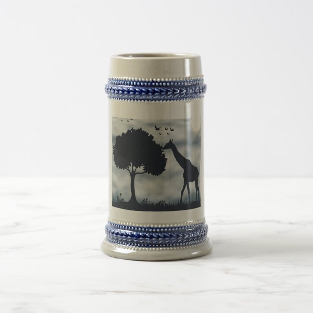 Caneca De Cerveja Quando a Lua sussurra para a Girafa (Centro)