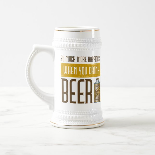 Caneca De Cerveja Quando você beber a cerveja (Esquerda)
