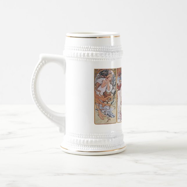 Caneca De Cerveja Quatro Estações, Mucha (Esquerda)