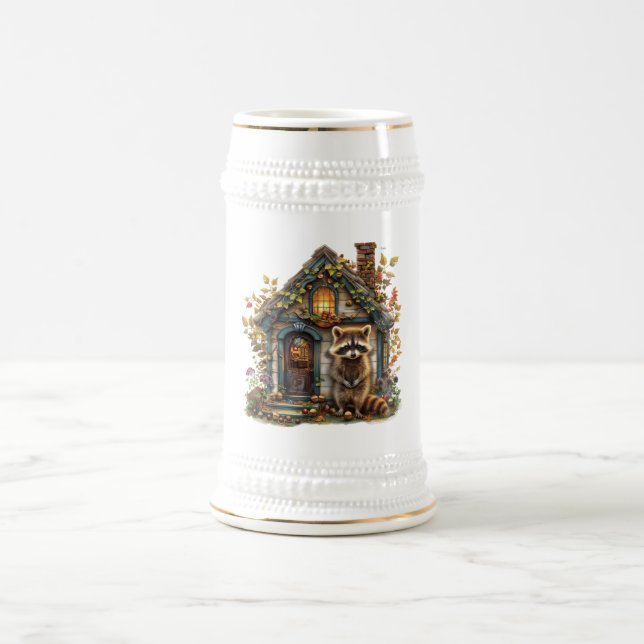 Caneca De Cerveja Raccoon  (Centro)