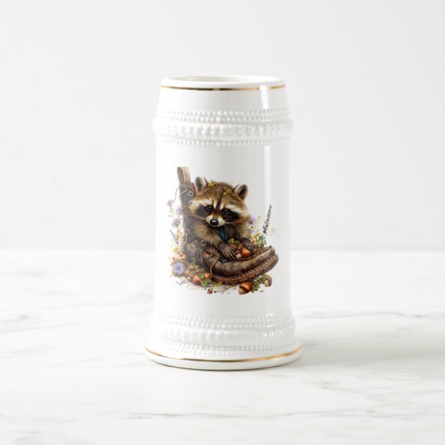 Caneca De Cerveja Raccoon  (Centro)