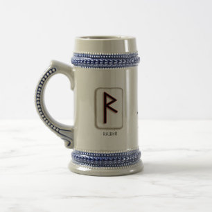Caneca de cerveja Raidho RuneStone