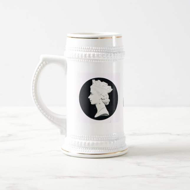 Caneca De Cerveja Rainha Elizabeth II, vivat Regina (Esquerda)