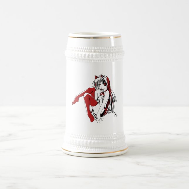 Caneca De Cerveja RBP, Neko, o Furão de Gata Sexy Anime (Centro)