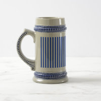 Real Blue Combination Stripes por Shirley Taylor