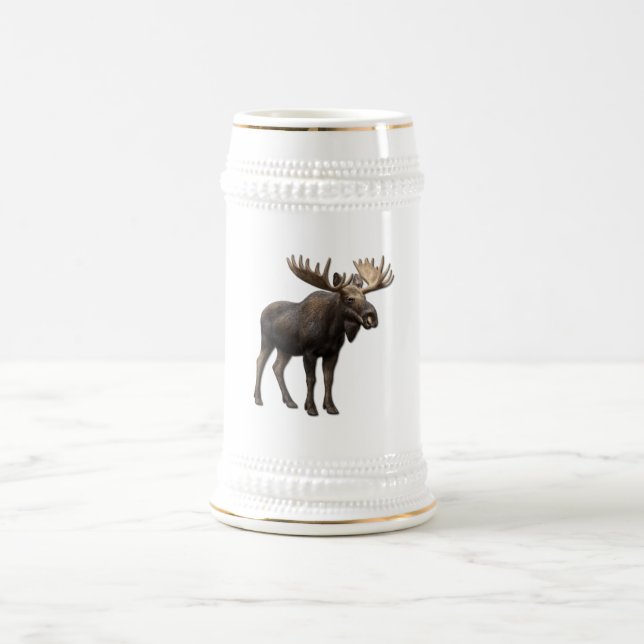 CANECA DE CERVEJA REALISTIC MOOSE DESIGN. SAMER BRASIL (Centro)