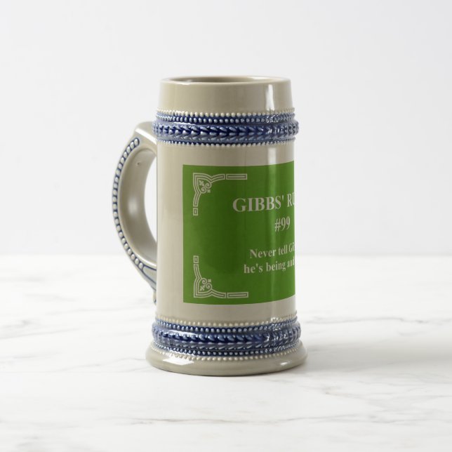 Caneca De Cerveja regra 99 de Gibbs (Frente Esquerda)