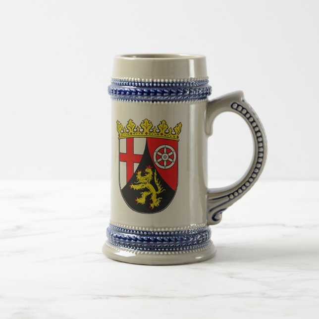 Caneca De Cerveja Renânia-Palatinado brasão (Direita)