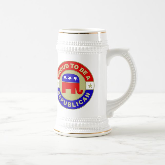 Caneca de cerveja republicana orgulhosa (Direita)
