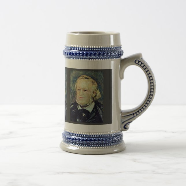 Caneca De Cerveja Retrato de Richard Wagner por Pierre-Auguste (Direita)