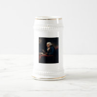 Retrato do polegar, Benjamin Franklin fundador do 
