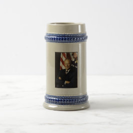 Caneca De Cerveja Retrato do Presidente dos EUA Gerald Rudolph Ford