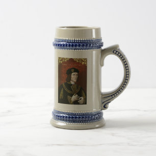 Caneca De Cerveja Retrato do rei inglês Richard III