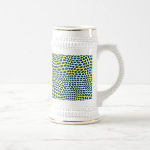 Caneca De Cerveja Retrô dotty!