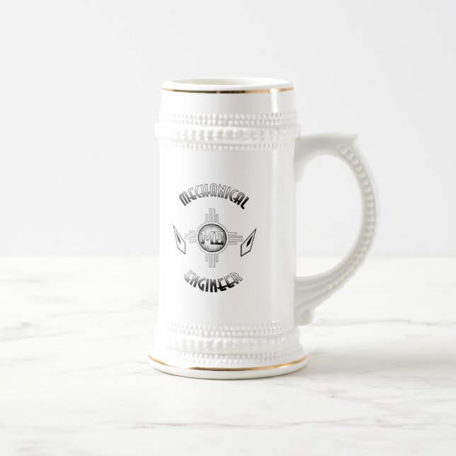 Caneca De Cerveja Retro mecânico do Engenheiro (Direita)
