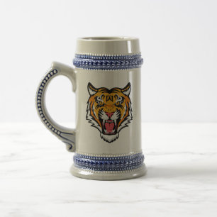 Caneca De Cerveja Roaring Tiger Head-25818