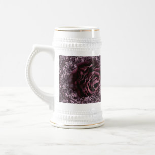 Caneca De Cerveja Rosa Mandala