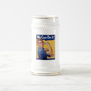 Caneca De Cerveja Rosie a Rebitadeira: Mulheres Fortes e Empoderamen