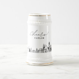 Caneca De Cerveja Rua. Augustine Bridal Party - Presente Personaliza