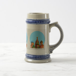 Caneca De Cerveja Rua, catedral de Basil
