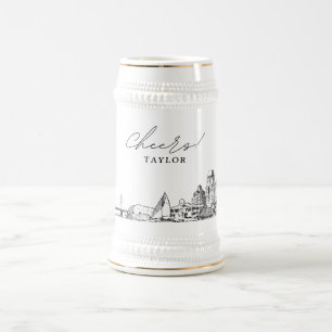 Caneca De Cerveja Rua: Presente Personalizado na Flórida Petersburg