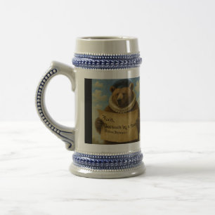 Caneca De Cerveja Sair, perseguido por um urso citação de Shakespear