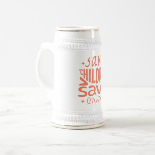 Caneca De Cerveja Salvar Filhos, Salvar Vidas