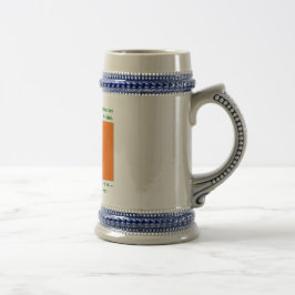 Caneca De Cerveja Sangue de Chefes Corre Veias Algumas Vezes Uísque