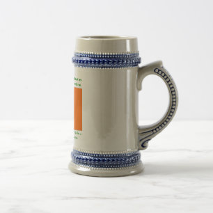 Caneca De Cerveja Sangue de Chefes Corre Veias Algumas Vezes Uísque