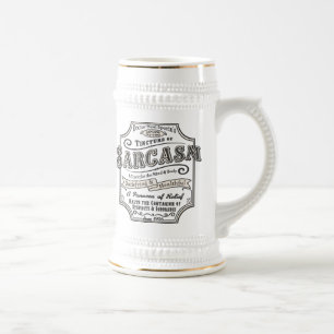 Caneca De Cerveja Sarcasmo velho de Tyme
