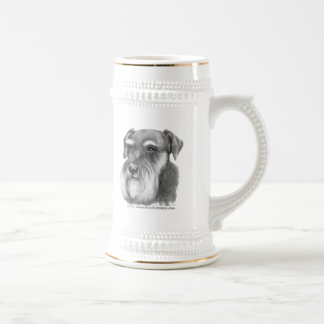 Caneca De Cerveja Schnauzer (Direita)