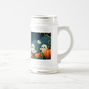 Caneca De Cerveja Seção de Abóbora Assombrada