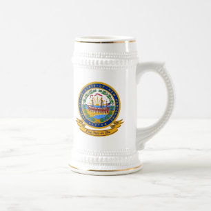 Caneca De Cerveja Selo de New Hampshire