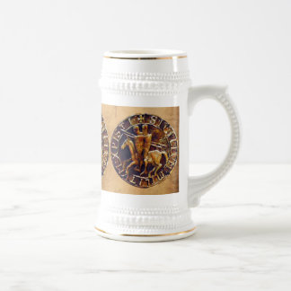 Caneca De Cerveja Selo Medieval dos Cavaleiros Templários