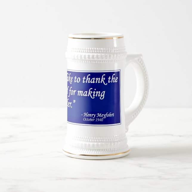 Caneca De Cerveja Senhor (Frente Esquerda)