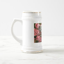 Caneca De Cerveja "Sereia com Rosas"
