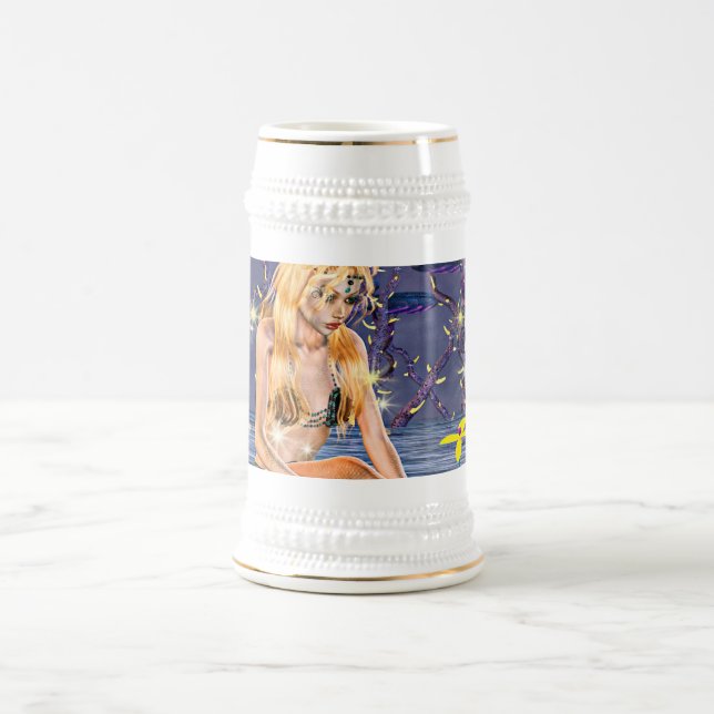 Caneca De Cerveja Sereia Dourada (Centro)